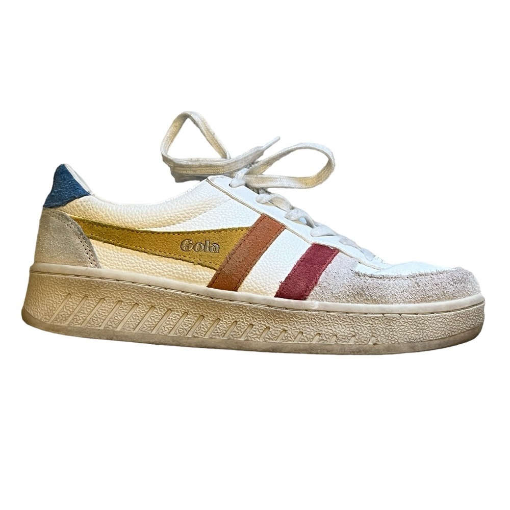 GOLA White/Multi Grandslam Trident Sneakers